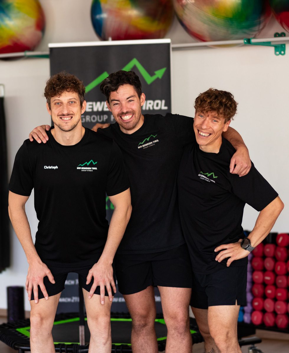 Christoph, Marco und David von Wir bewegen Tirol in Innsbruck